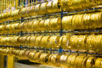 Bracelets at the Dubai gold market